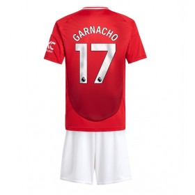 Manchester United Alejandro Garnacho #17 Heimtrikot 2024-25 Kurzarm (+ kurze hosen)